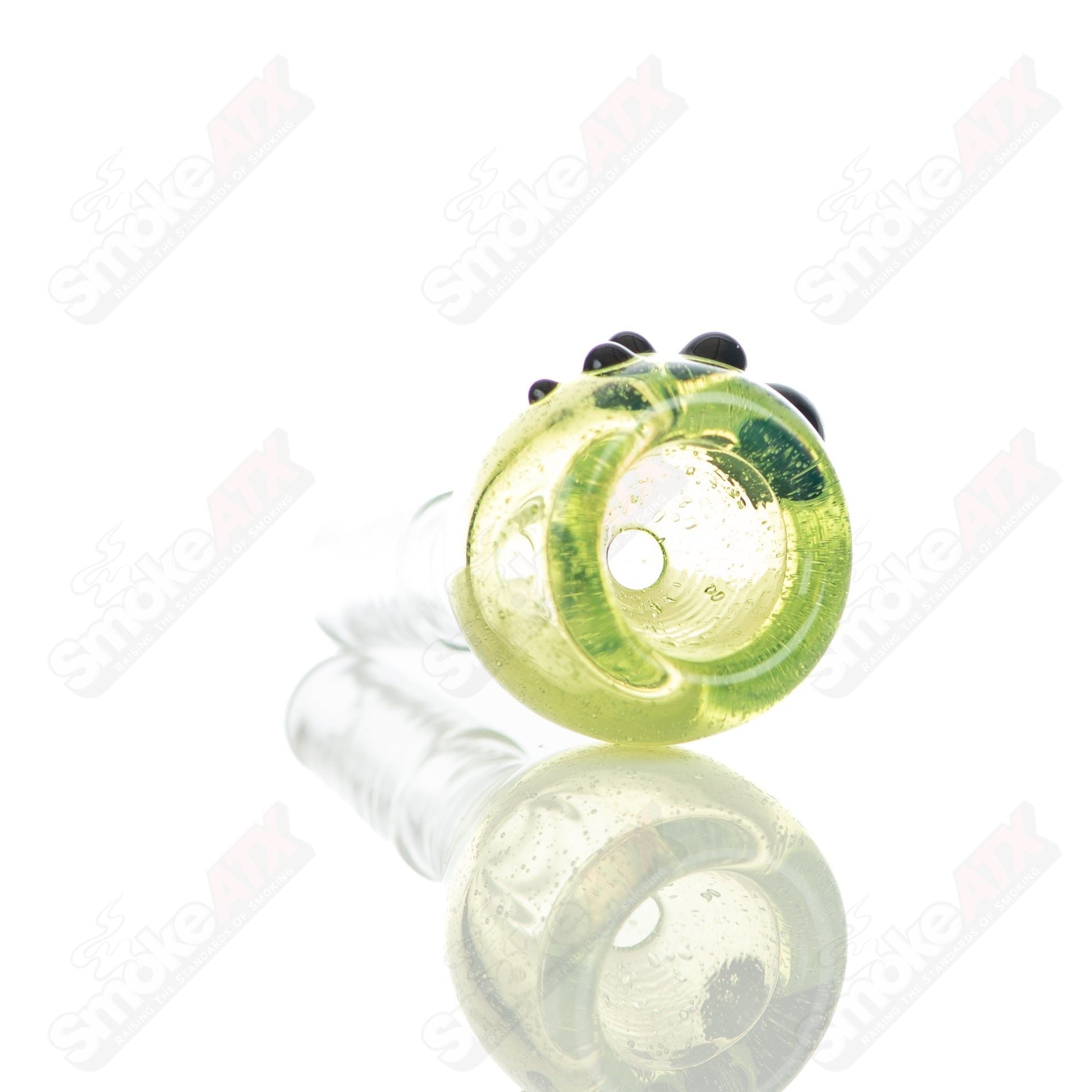 #2 10mm Full Color Push Slide Bowl Dustorm Glass - Smoke ATX