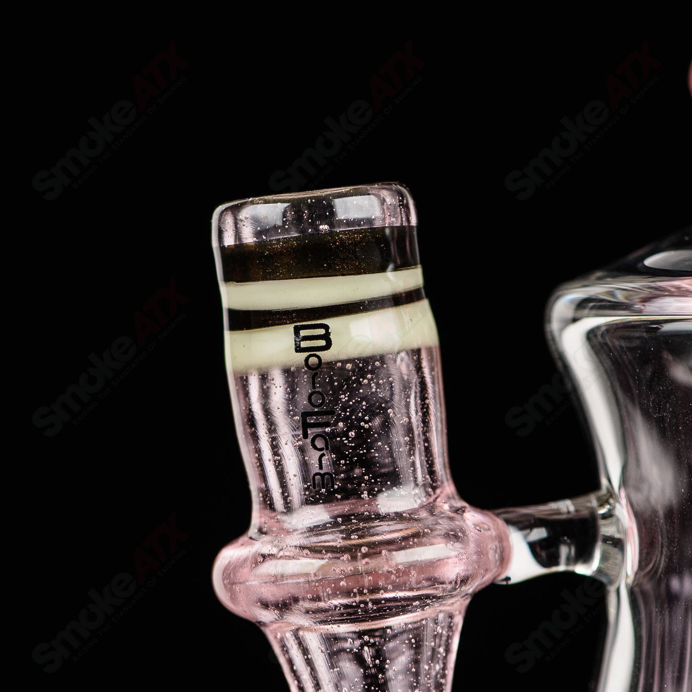 BoroFarm X Gordman Pink CFL MIB Rig w/ Dabber - Smoke ATX