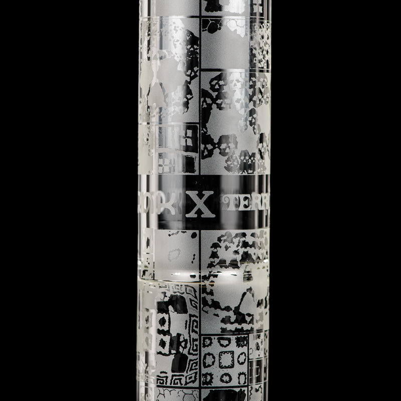 18mm Limited Edition /100 Sandblasted Inline Tube Crunklestein x Terroir - Smoke ATX