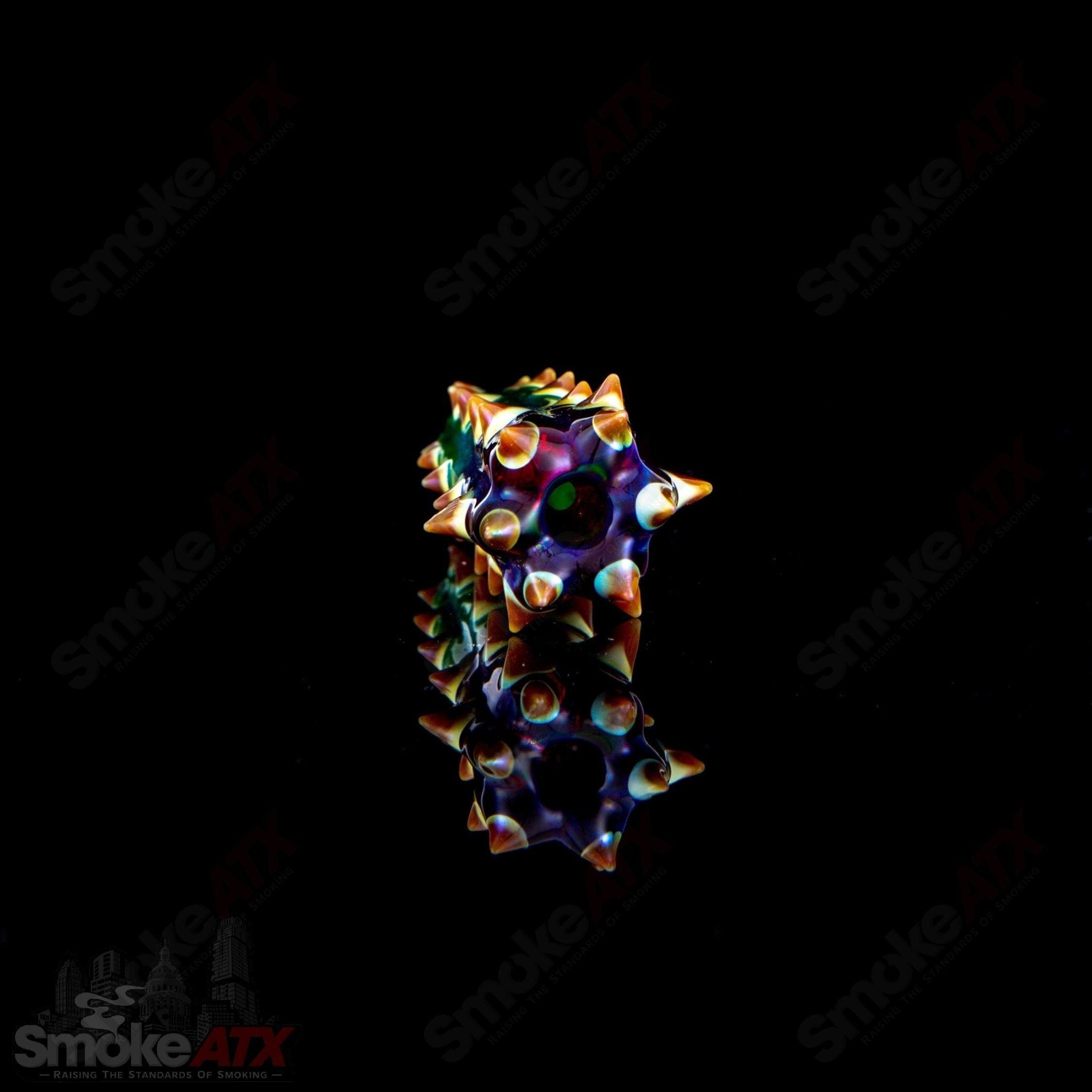 Cactus Chillum (Mixed Color) Unparalleled Glass - Smoke ATX