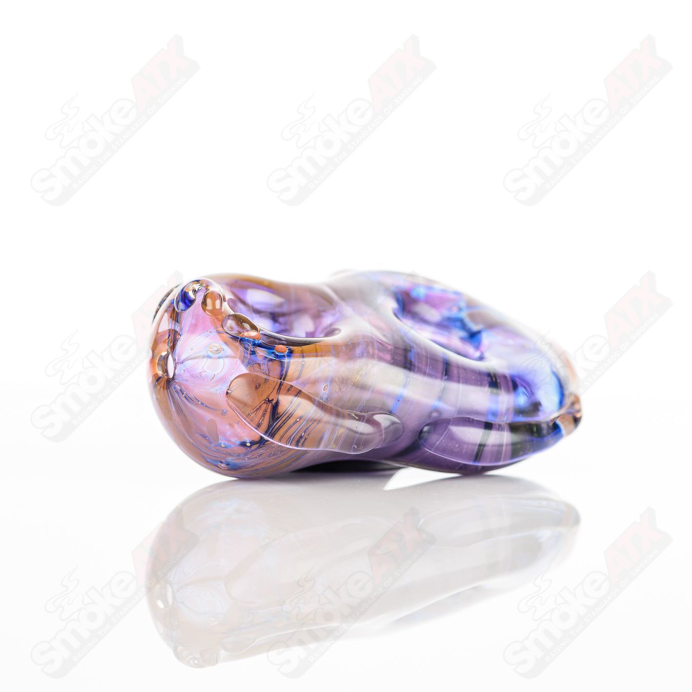 #12 Donut Chillum Glass by Nobody - Smoke ATX