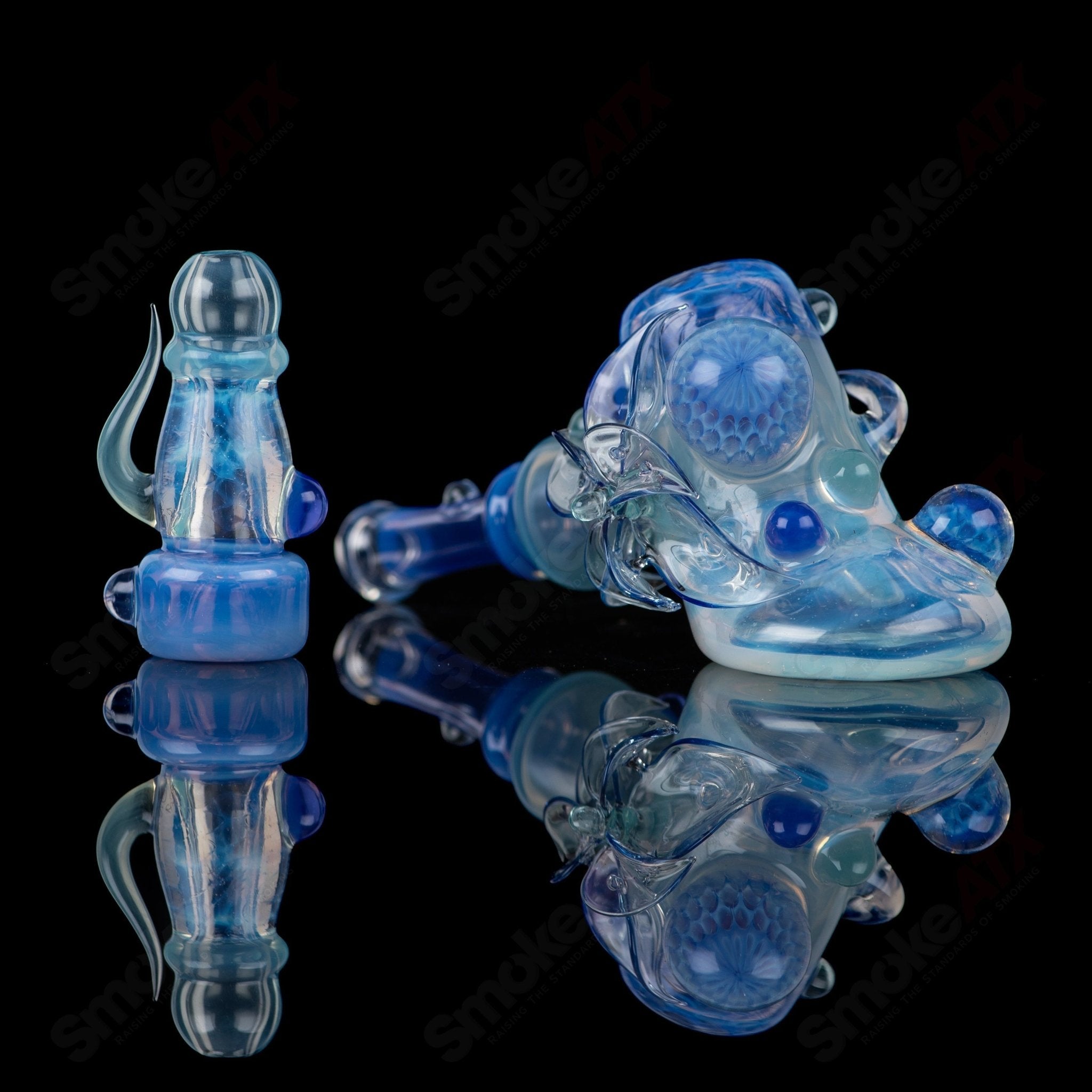 Chillum Sherlock Set Sven Glass - Smoke ATX