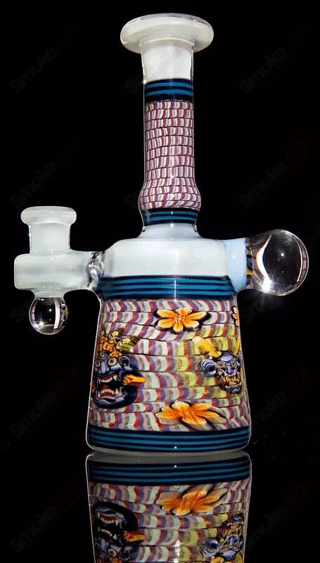 Coiled Latticello Milli Rig Conversion Glass x Boehme 2 - Smoke ATX