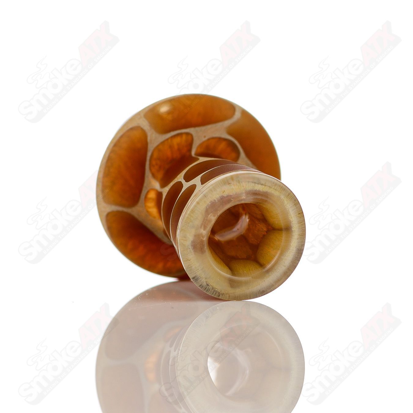 White Giraffe Spinner Cap w Pearl Robertson Glass - Smoke ATX