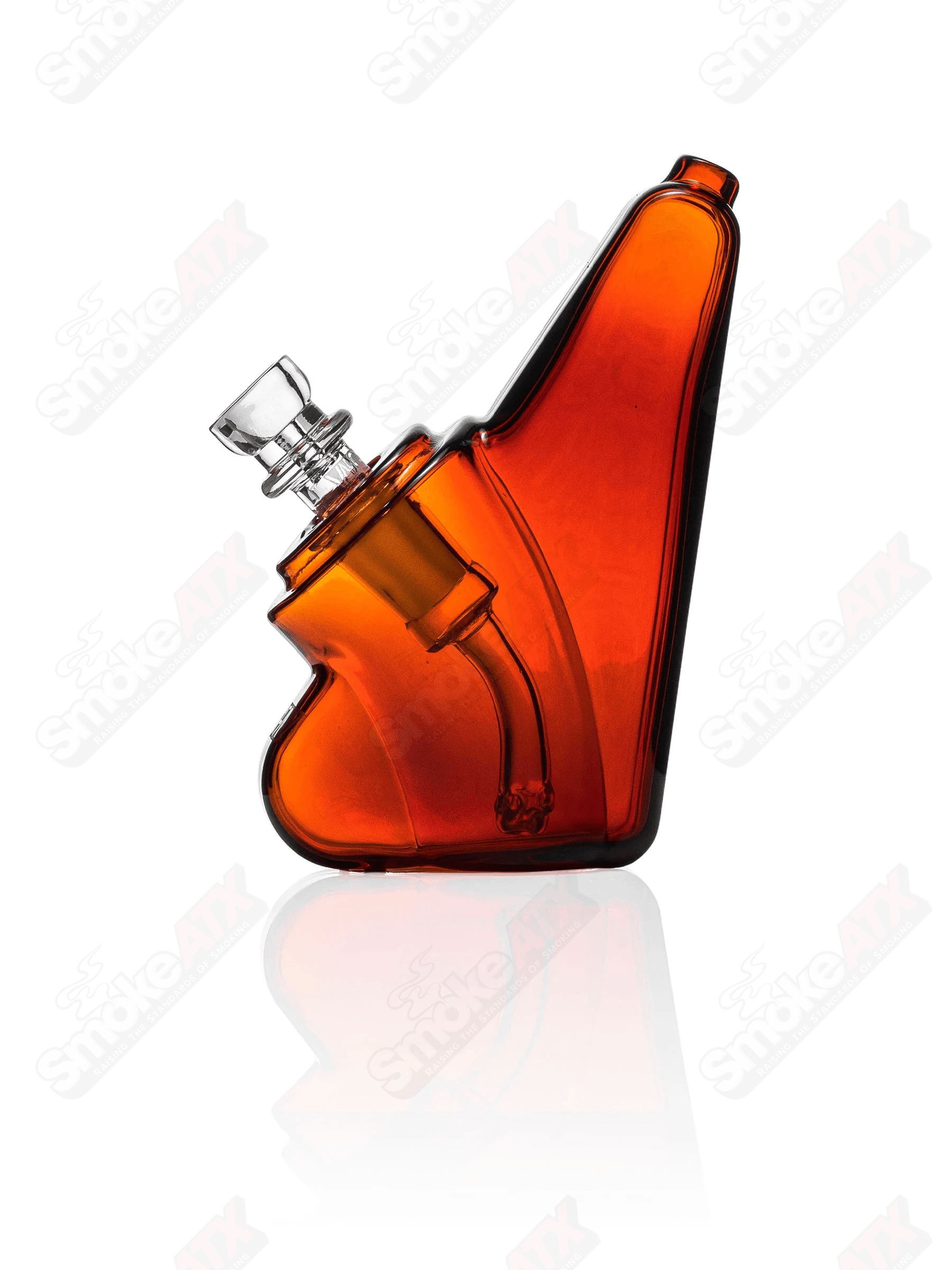 Amber Wedge Bubbler GRAV - Smoke ATX