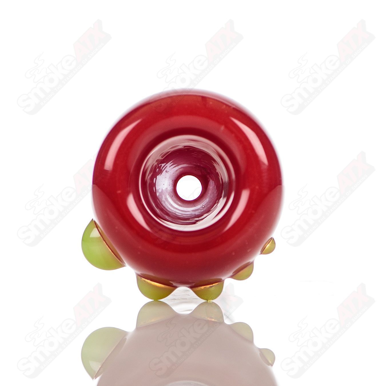 #10 18mm Full Color Push Slide Bowl Dustorm Glass - Smoke ATX