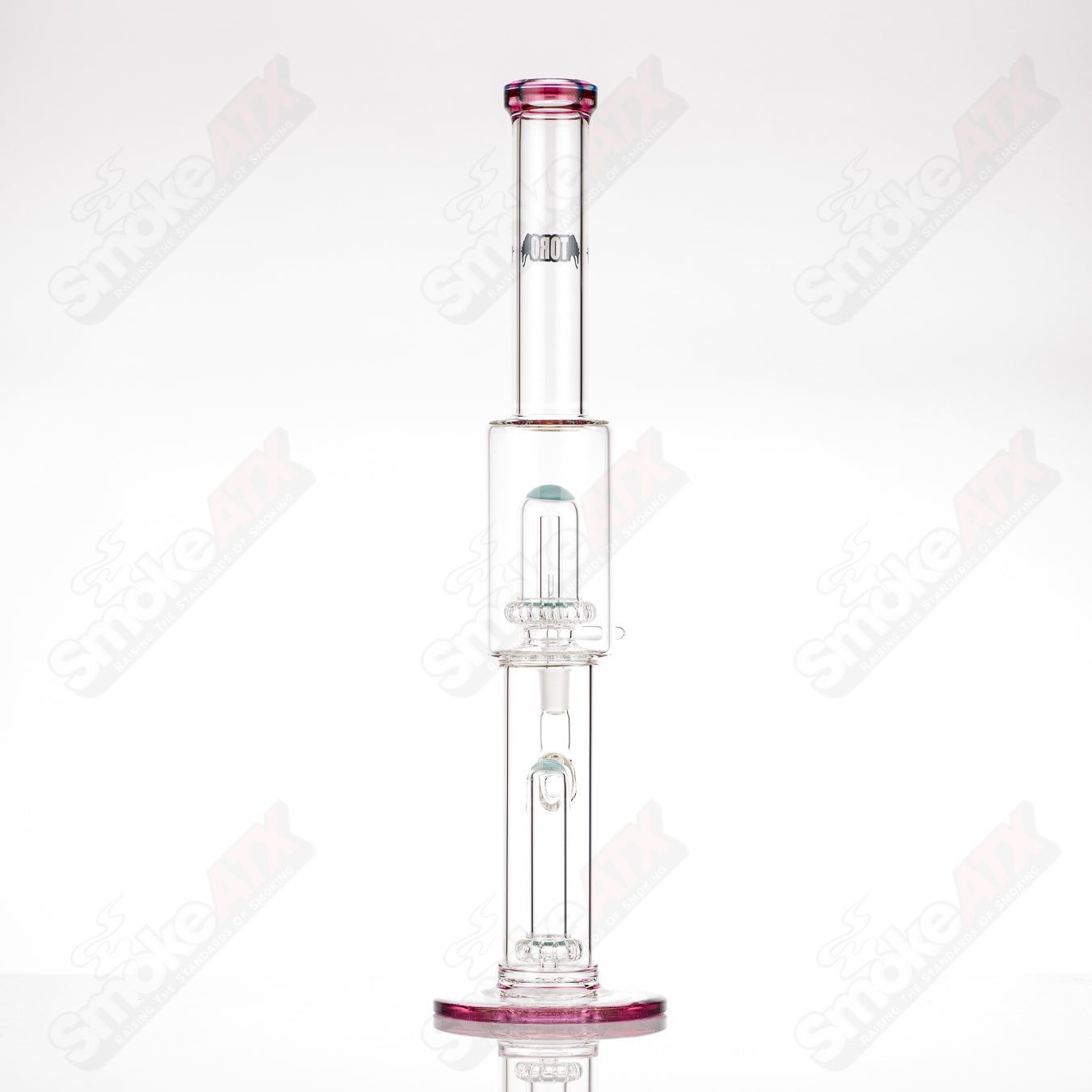 #2 18mm Full size Circ to Circ Toro Glass - Smoke ATX