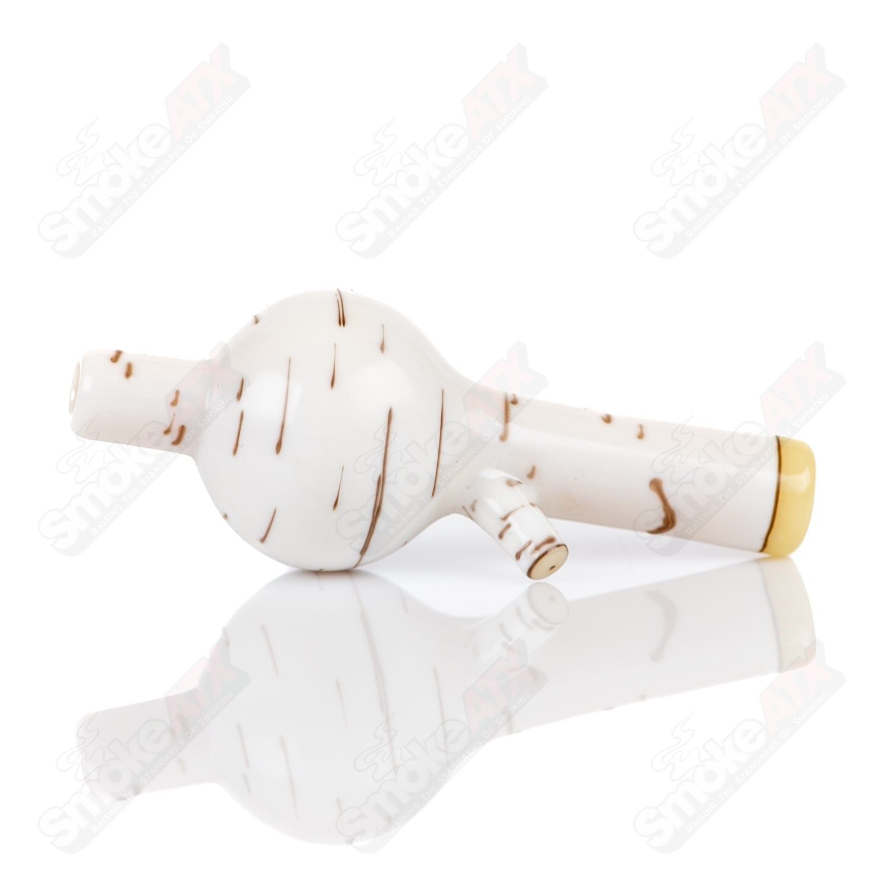#4 Birch Carb Cap Foster Glass - Smoke ATX