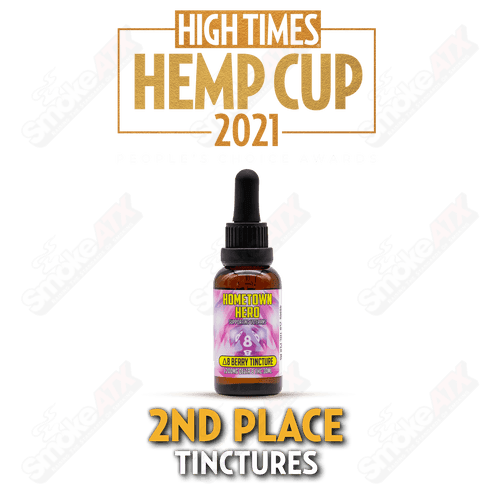 600mg Berry Delta-8 THC Tincture Hometown Hero - Smoke ATX