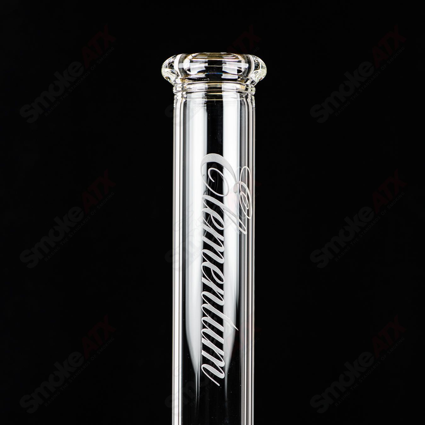 #2 Elementum Membrane Tube with Color Dots Avant-Garde Glass - Smoke ATX