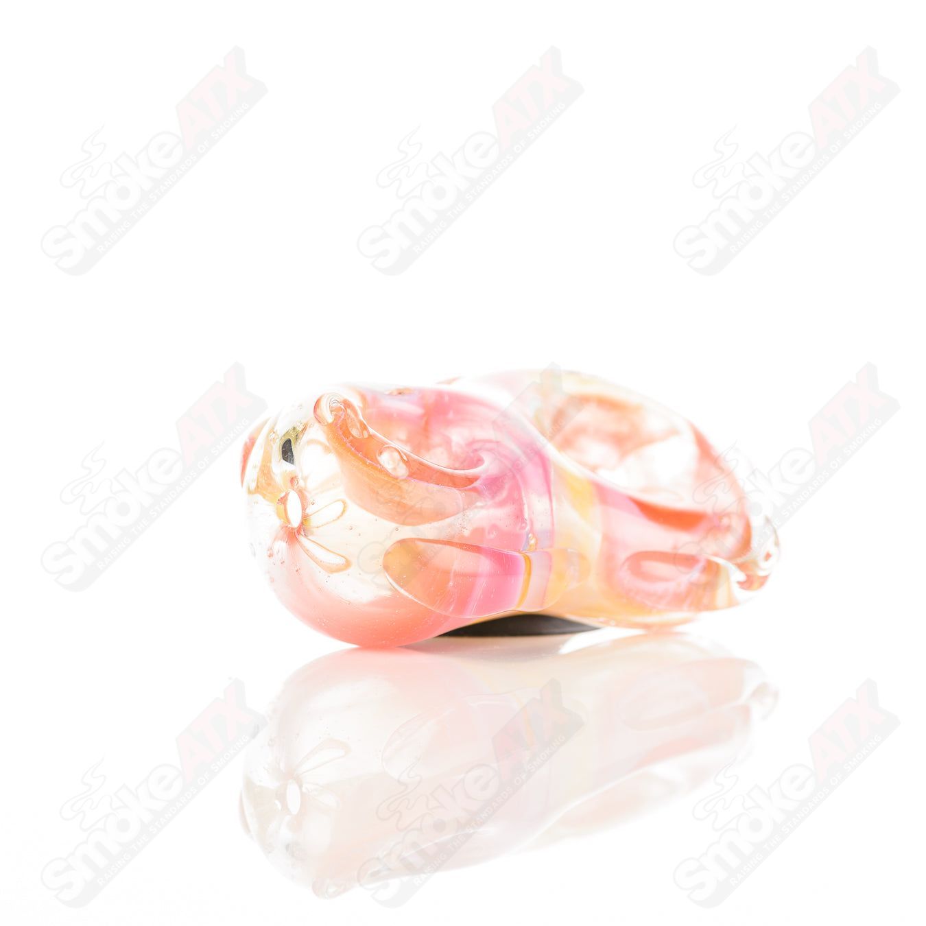 #7 Donut Chillum Glass by Nobody - Smoke ATX