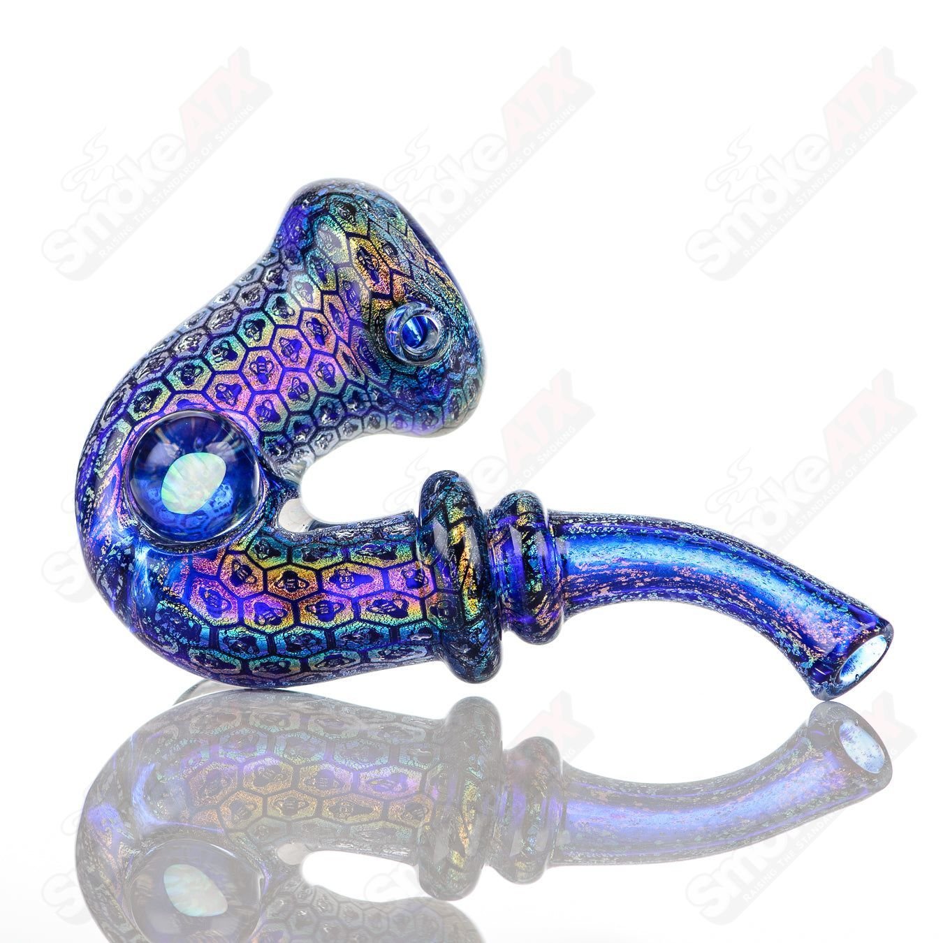 Dichro Bee Imagery Sherlock by OG Tubes & JMass - Smoke ATX