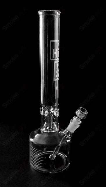 Double Bell Perc 16" Beaker HiSi Glass - Smoke ATX