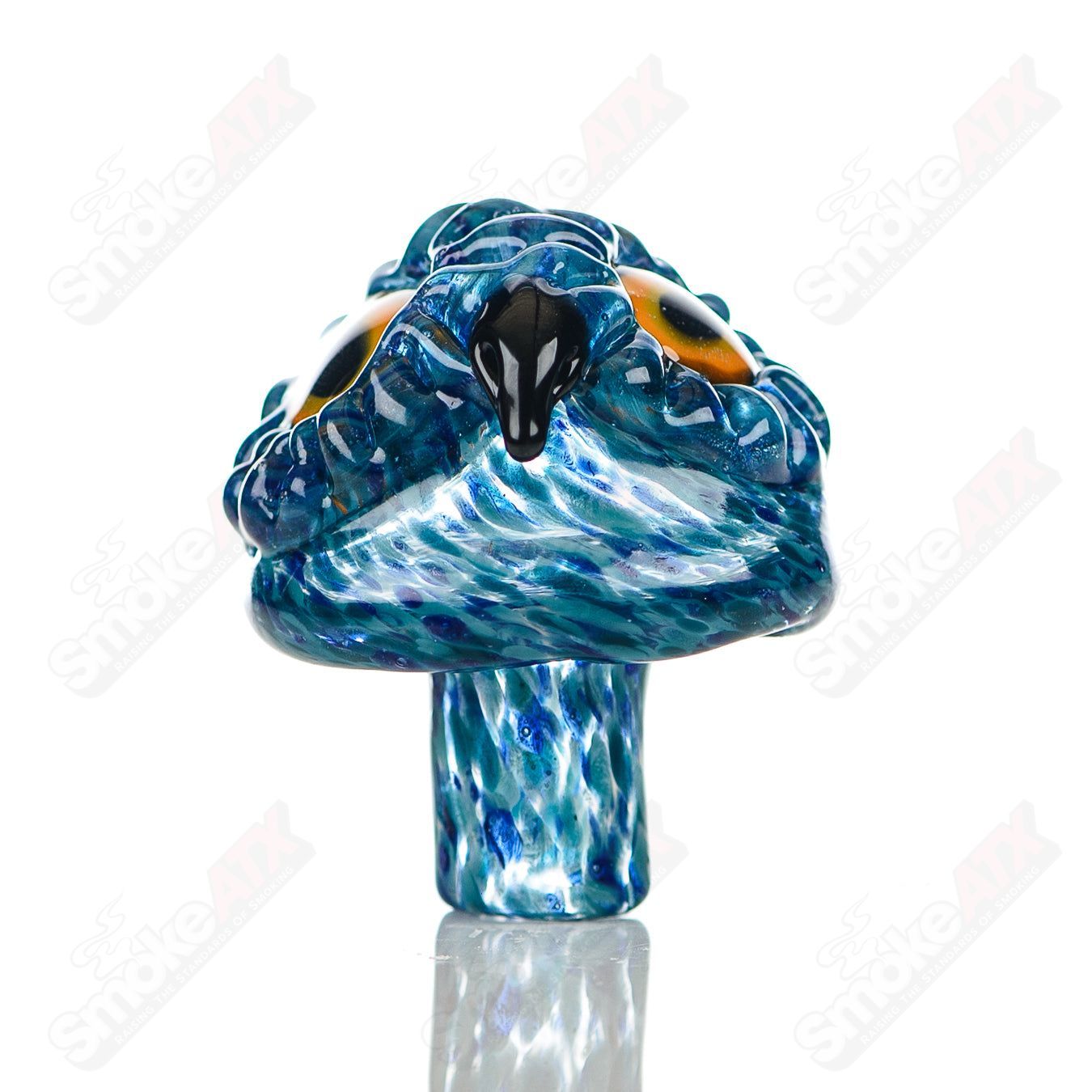 #10 Spotted Owl Carb Cap Four Winds Flameworks - Smoke ATX