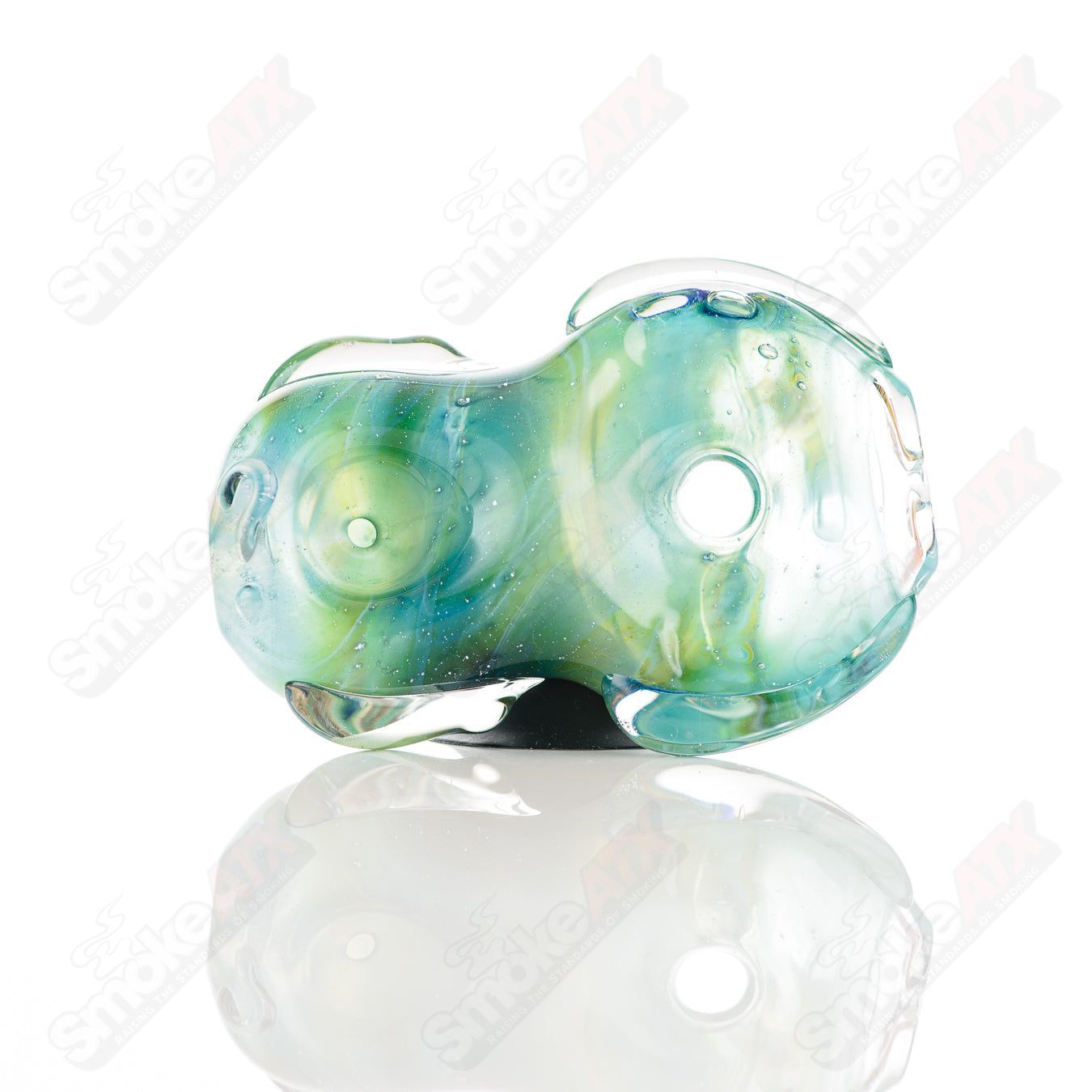 #29 Donut Chillum Glass by Nobody - Smoke ATX