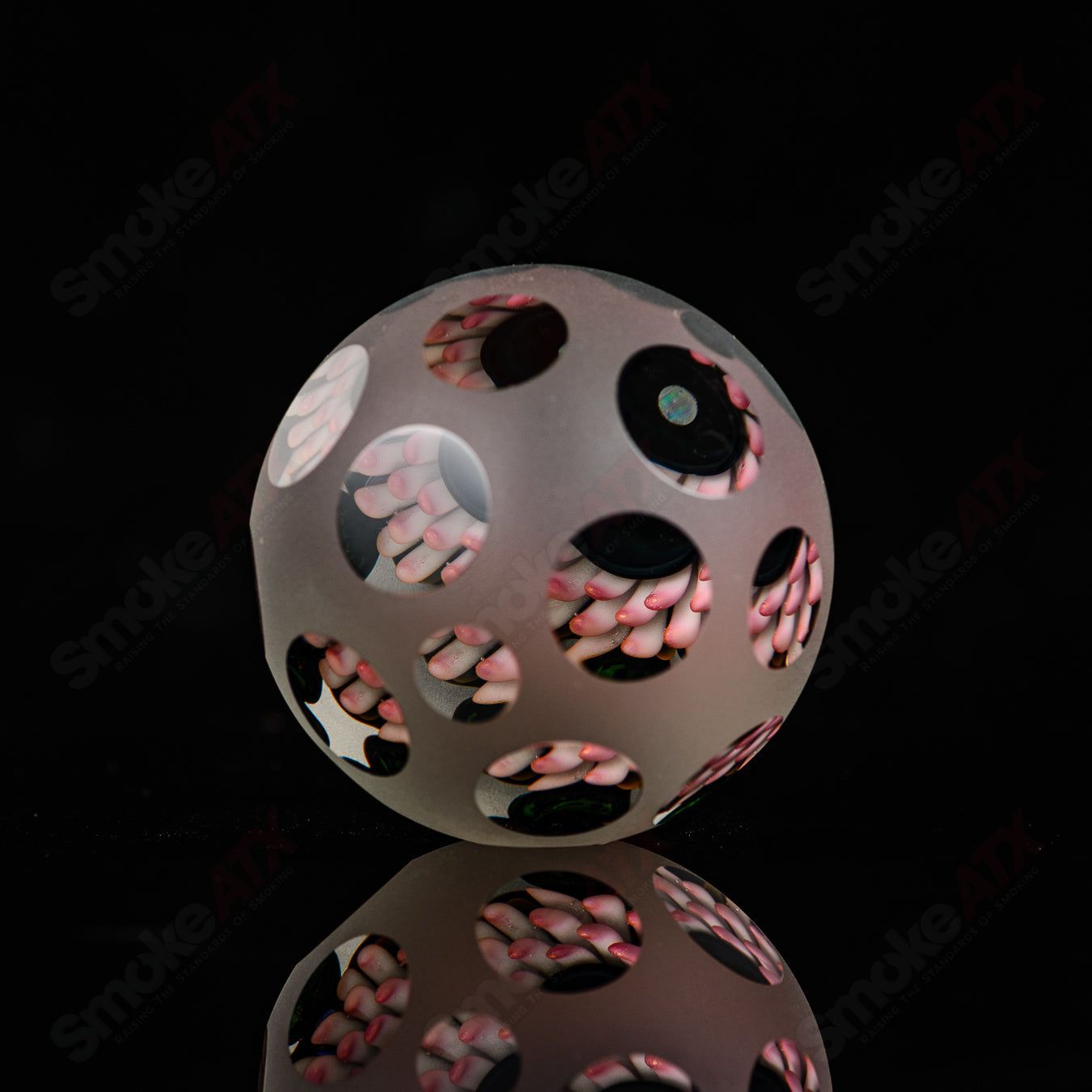 Rodney Andrews Pink Faceted Marble Raj K - Smoke ATX