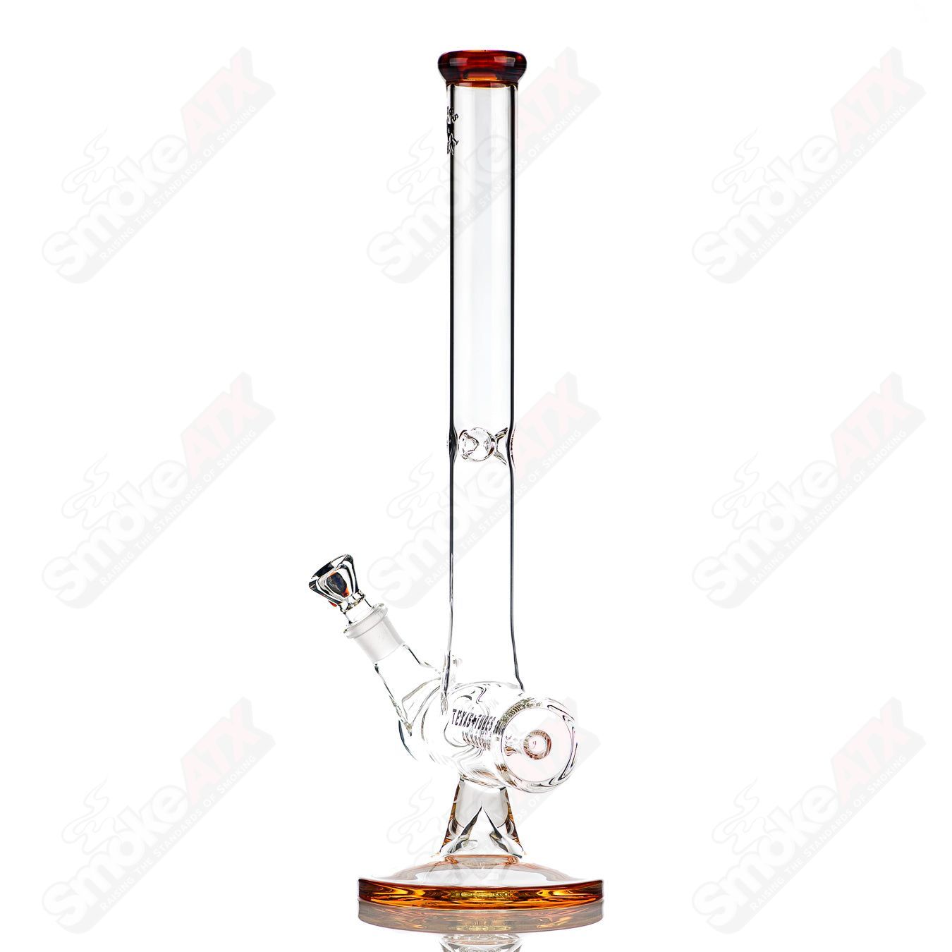 17in 50x5mm Color Inline (Amber Purple) Texas Tubes - Smoke ATX