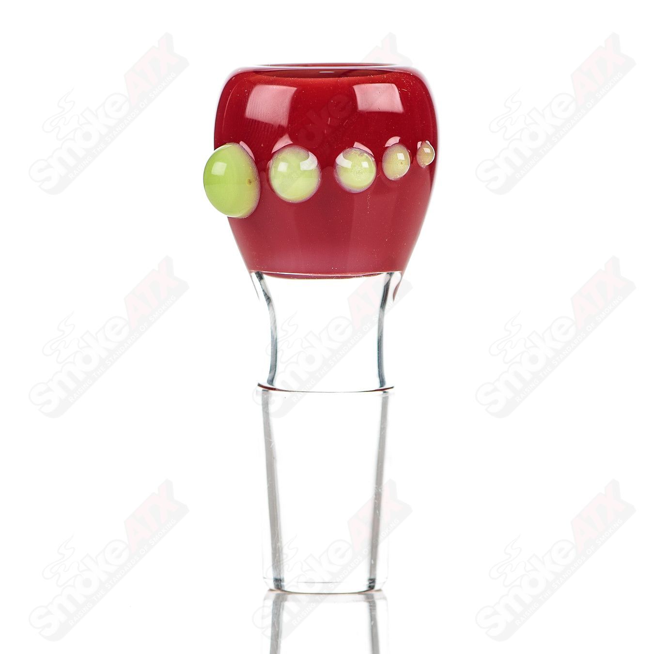 #10 18mm Full Color Push Slide Bowl Dustorm Glass - Smoke ATX