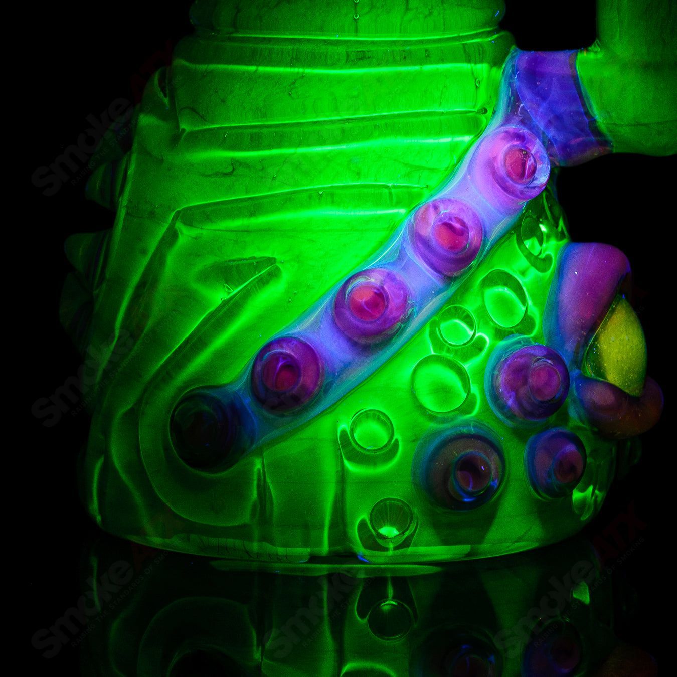 #1 UV Brackish Saltacc Rip Curl Soul Window Double Barreled SALT Glass - Smoke ATX