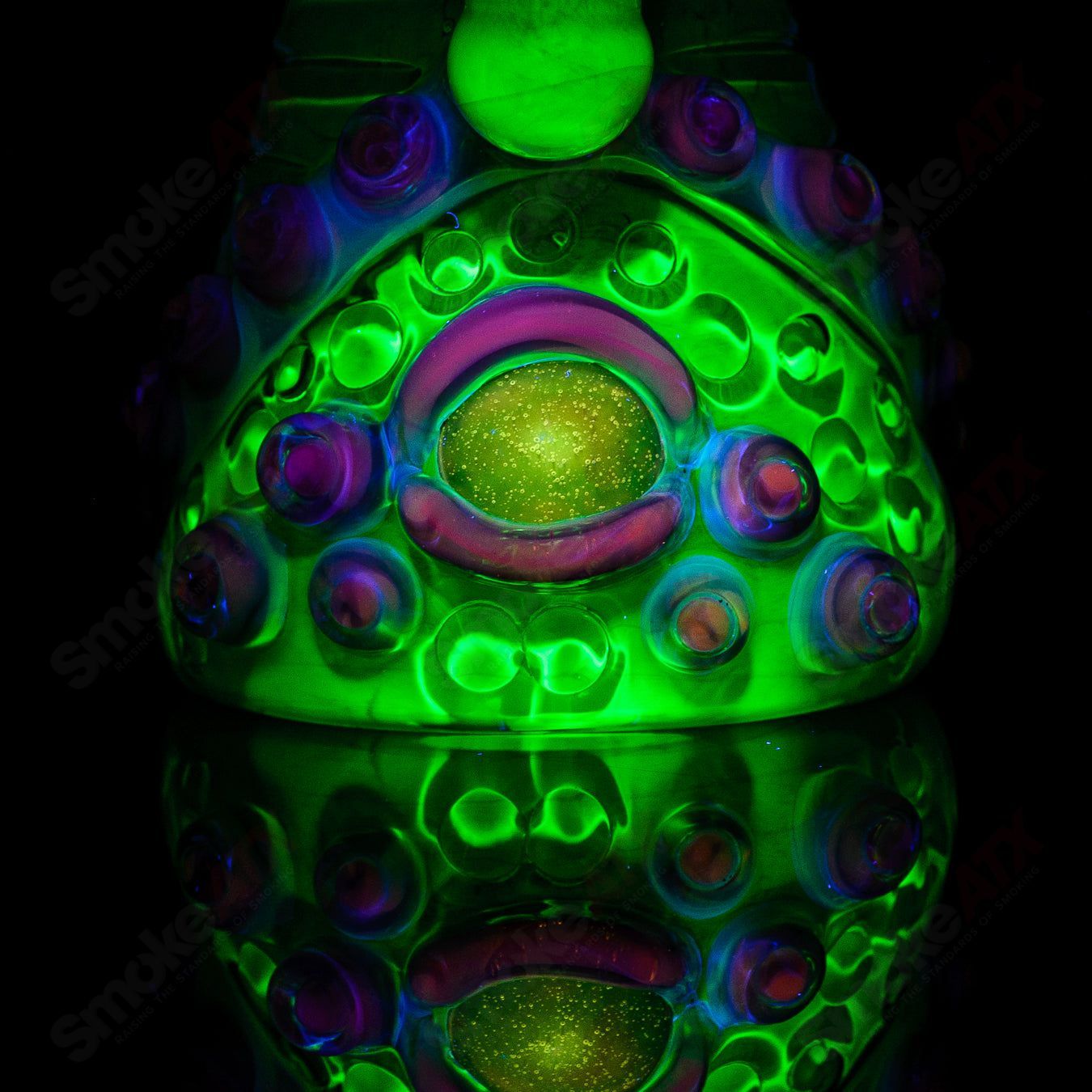 #1 UV Brackish Saltacc Rip Curl Soul Window Double Barreled SALT Glass - Smoke ATX