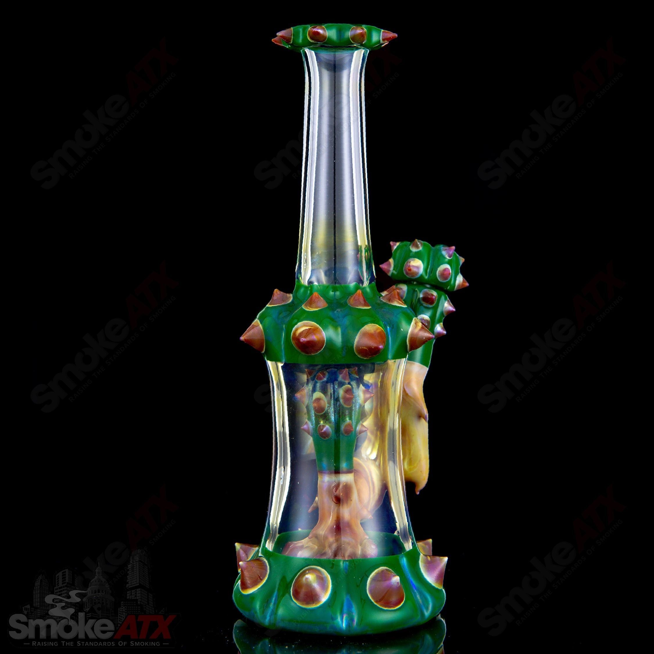 Mini Cactus Root Perc (Green) Unparalleled Glass - Smoke ATX