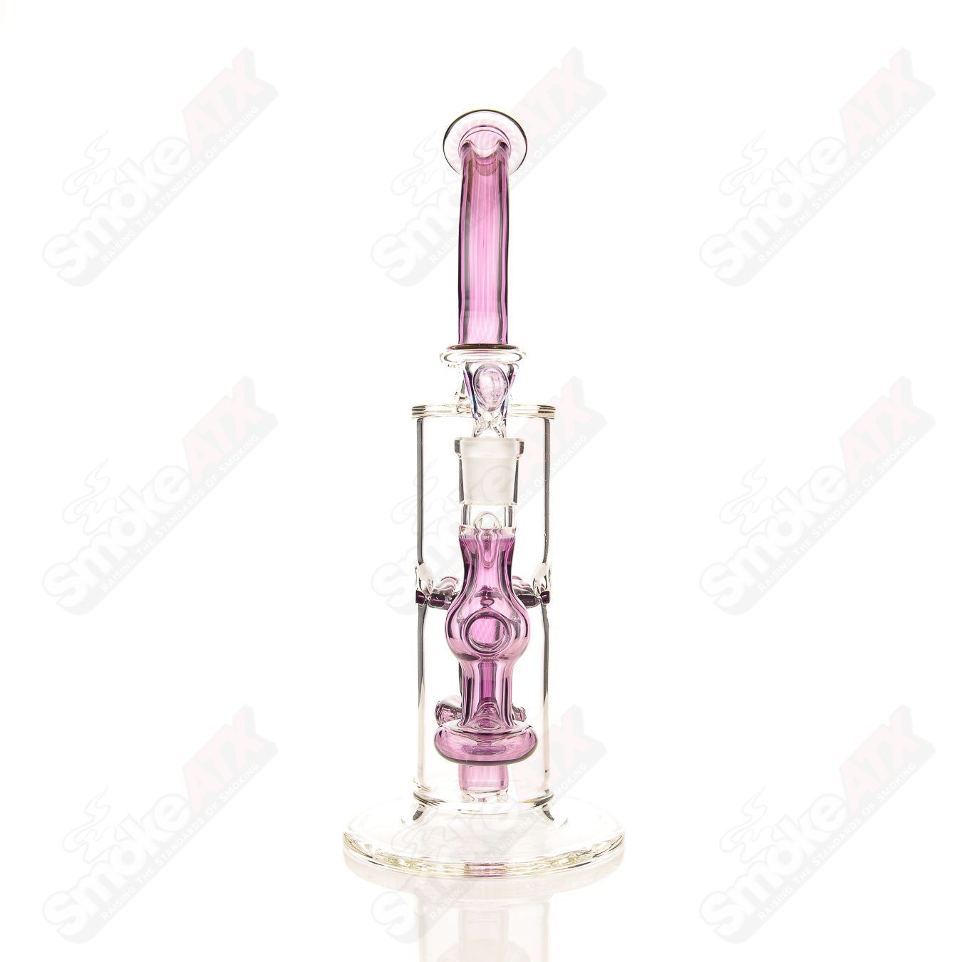 Purple Amethyst Belly Dump Perc Tube THG - Smoke ATX