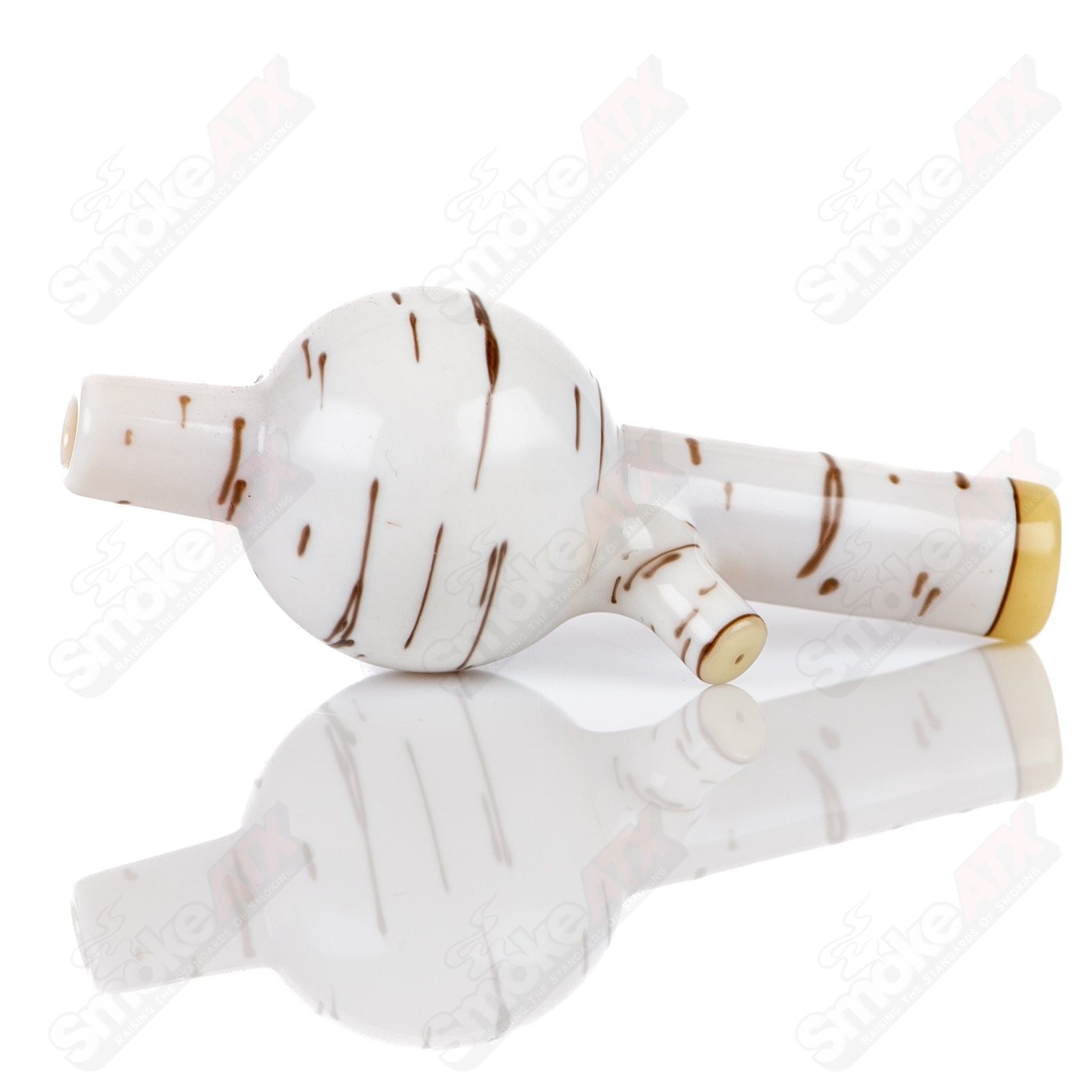 #6 Birch Carb Cap Foster Glass - Smoke ATX