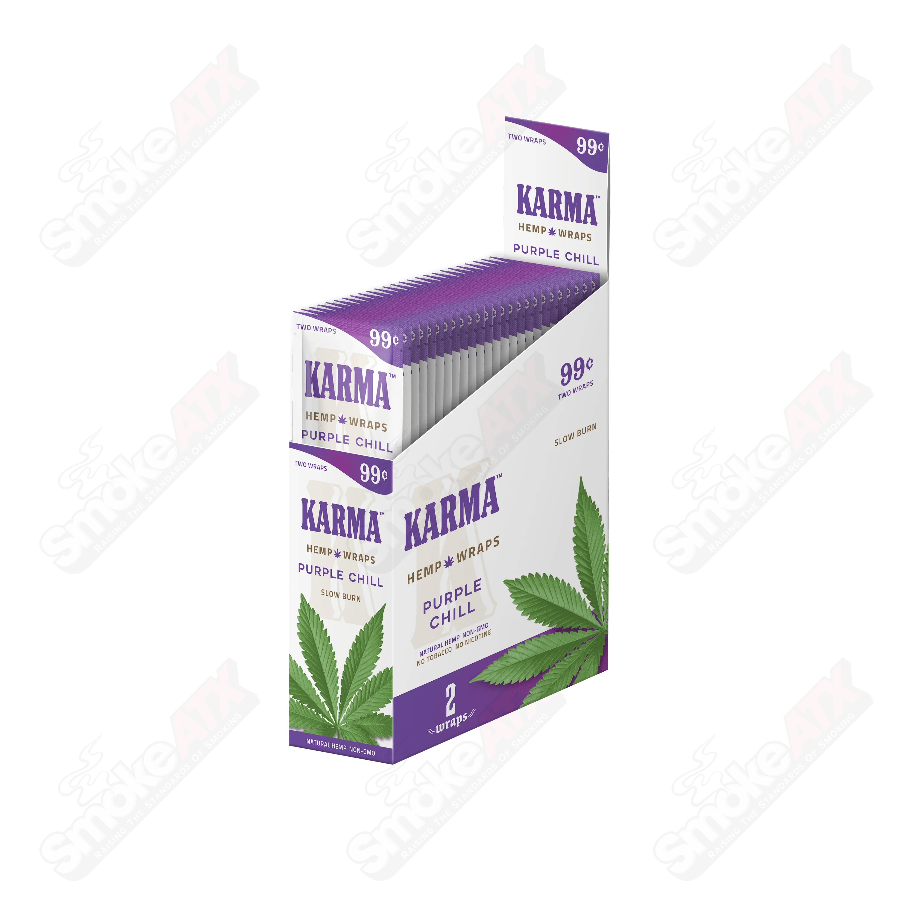 Purple Chill Karma Hemp Wraps - Smoke ATX