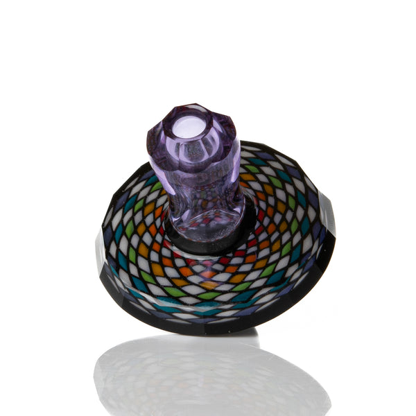 #1 Purple Faceted Directional Cap Kevin Murray - Smoke ATX