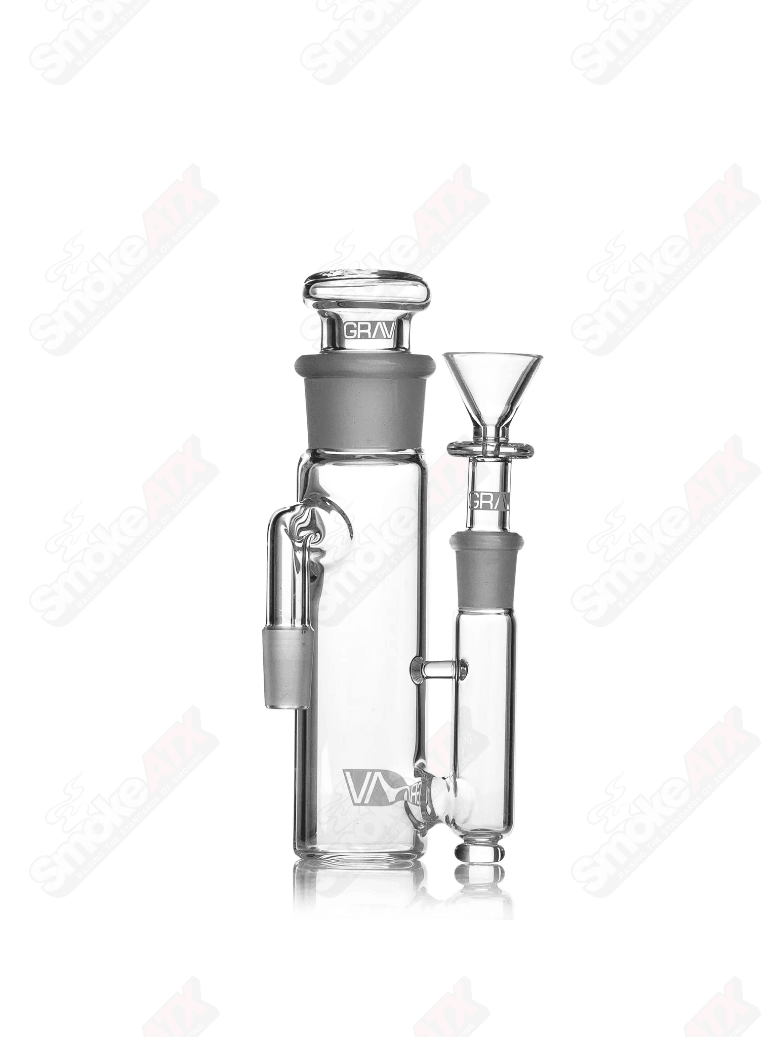 5” 90/14mm Phoenix Ash Catcher Grav - Smoke ATX