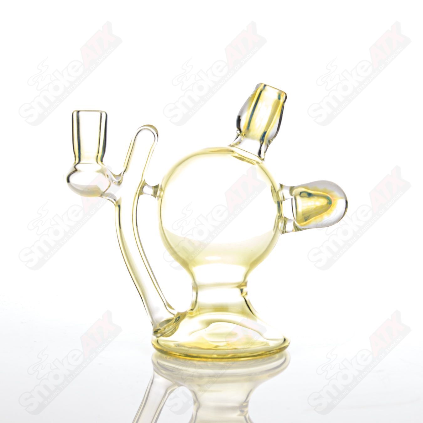 Fume Orb Rig King Leo Glass - Smoke ATX