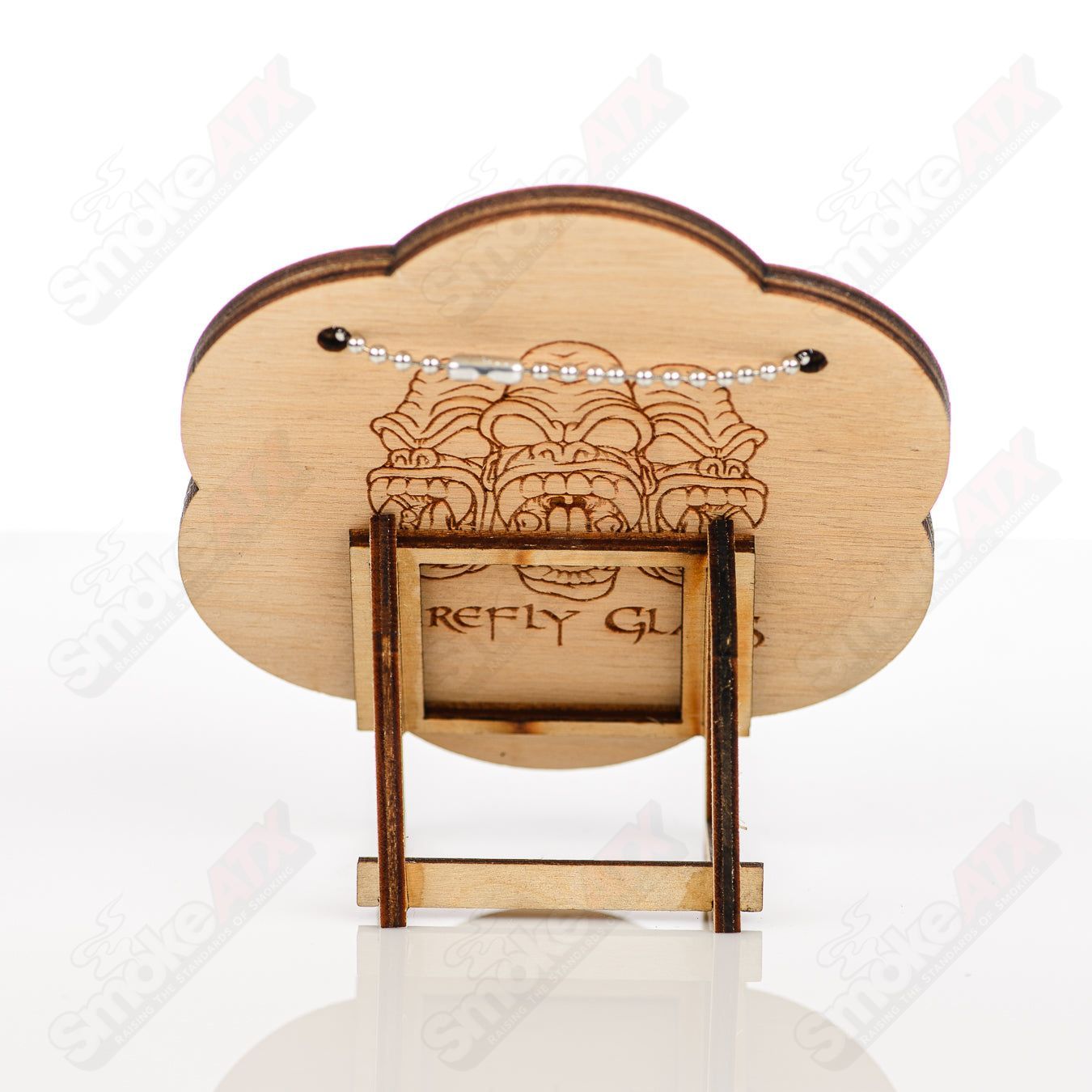 Killa Gorilla Pendant W/ Opal Accents Coyle x Firefly Glass - Smoke ATX