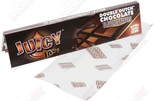 King Size Slim Rolling Papers Double Dutch Chocolate Juicy Jay - Smoke ATX