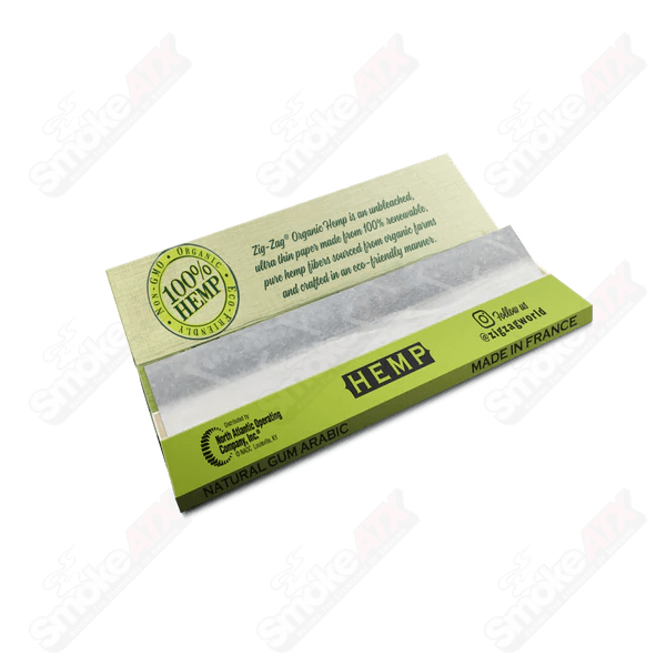 King Slim Organic Hemp Rolling Papers Zig Zag - Smoke ATX