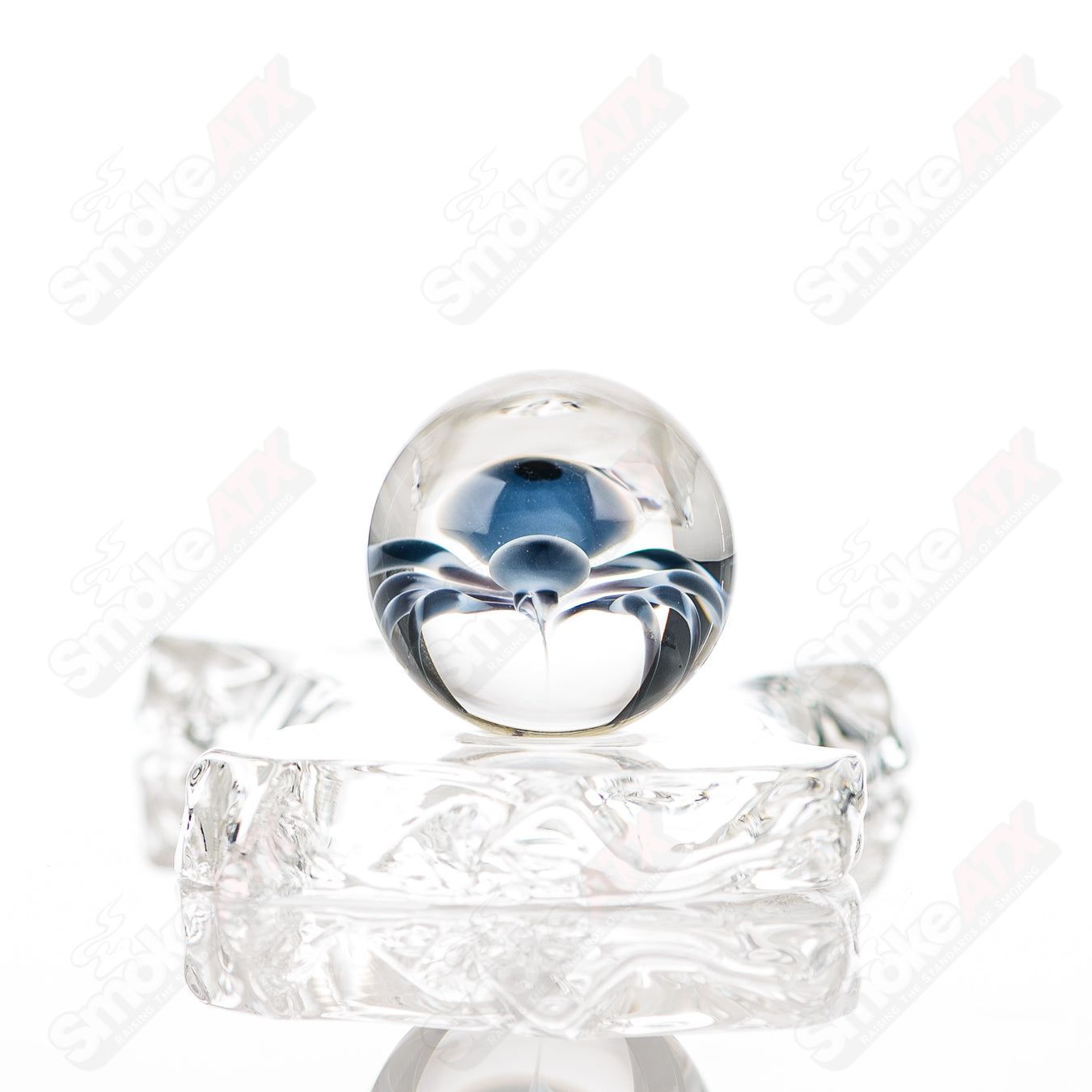 Kobuki Glass 1 Spider Topper Marble - Smoke ATX