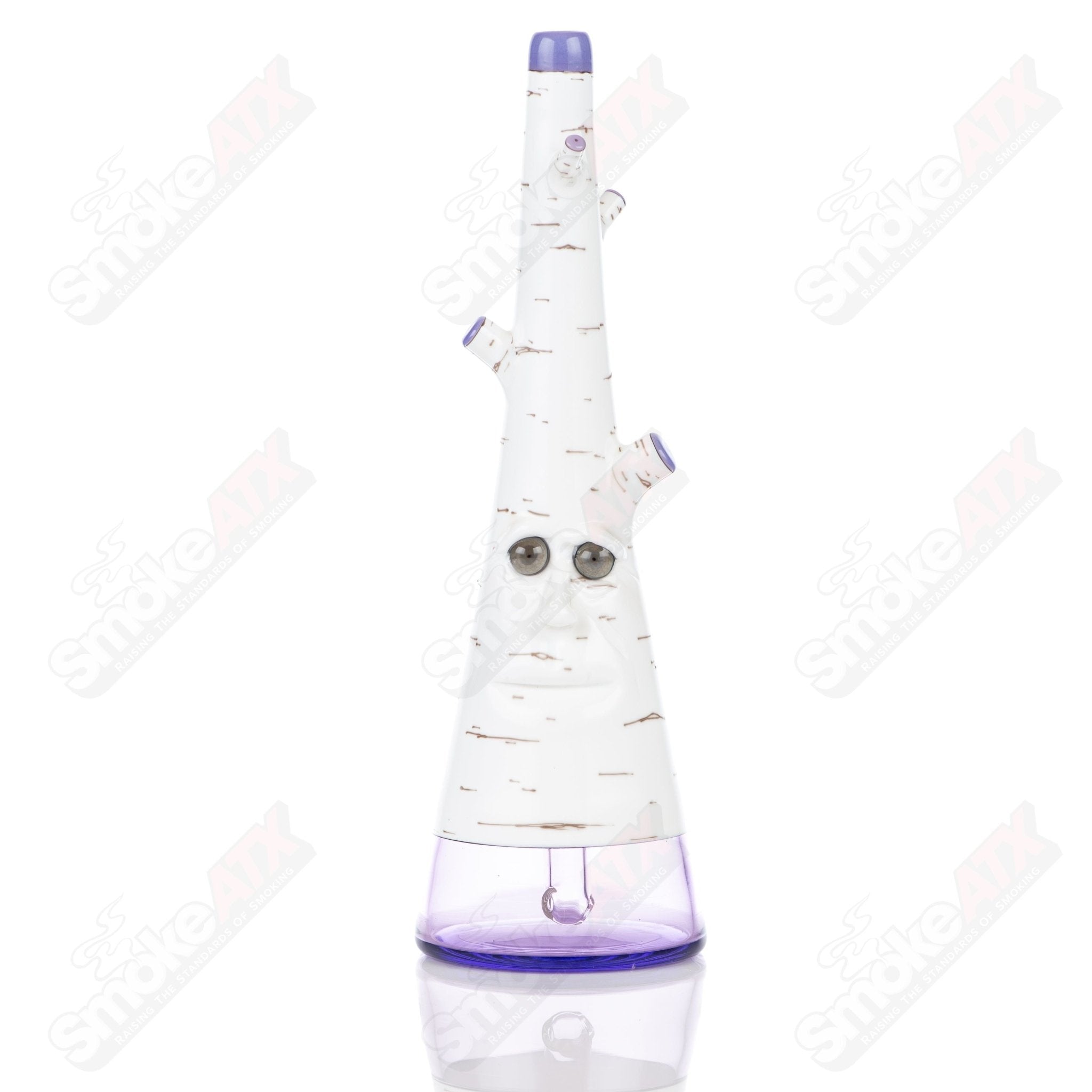 Purple Birch with Face Foster Glass - Smoke ATX