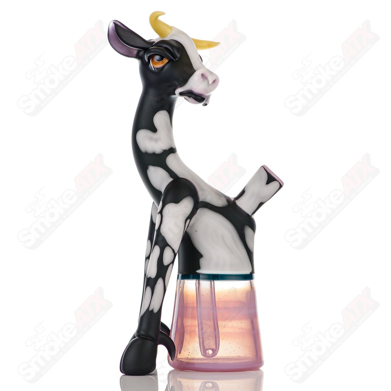 Sitting Cow Rig by Robertson Glass - Smoke ATX