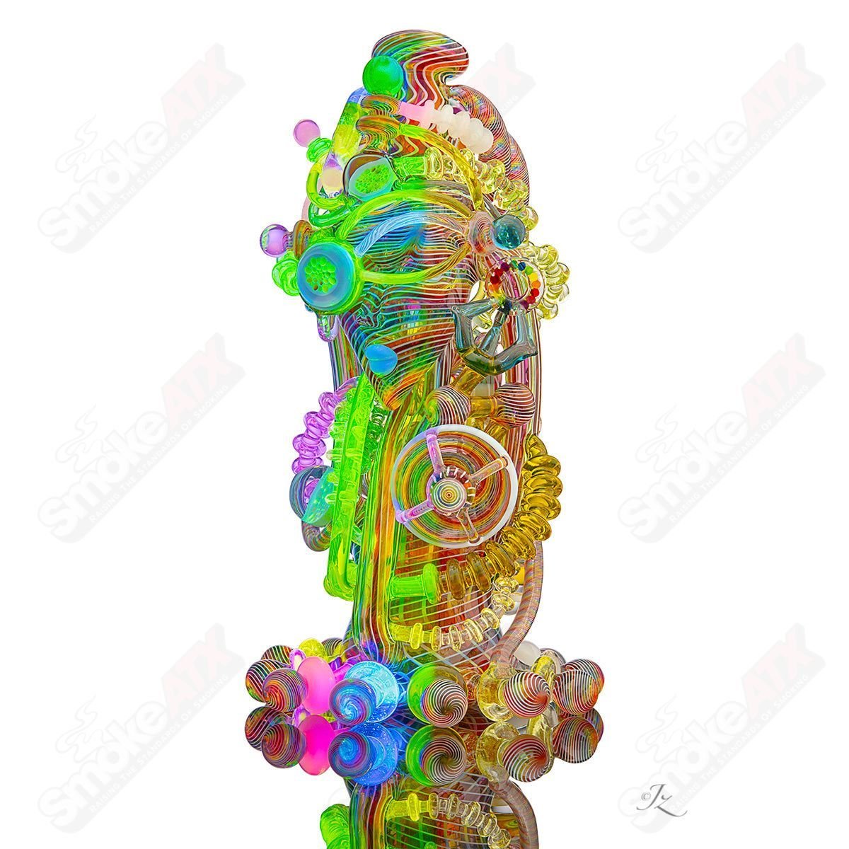 "The Mother Borg" Lace Face x Karma Glass Collab - Smoke ATX