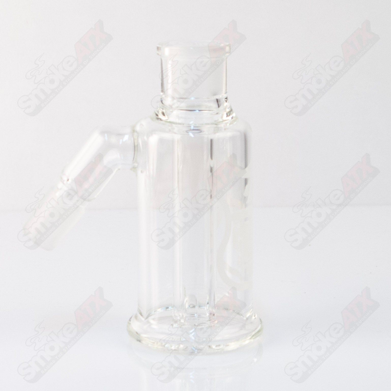US Tubes Ash Catcher 18mm 45° - White Shield Decal - Smoke ATX