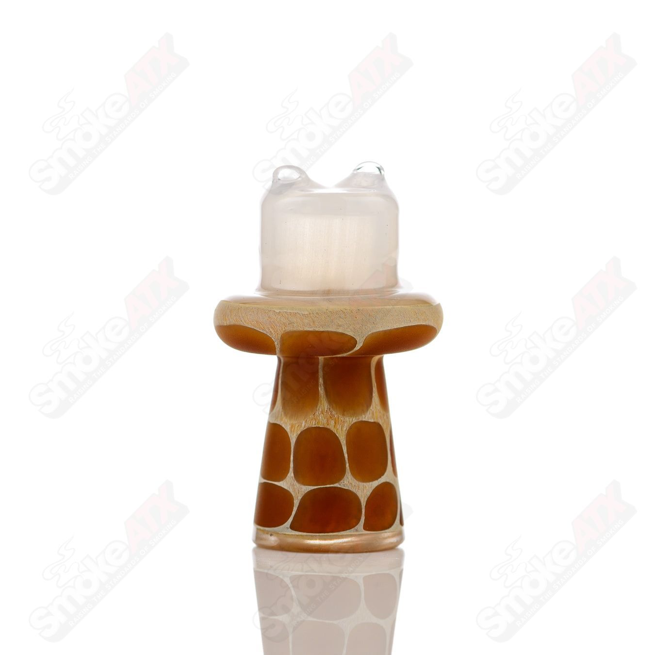 White Giraffe Spinner Cap w Pearl Robertson Glass - Smoke ATX