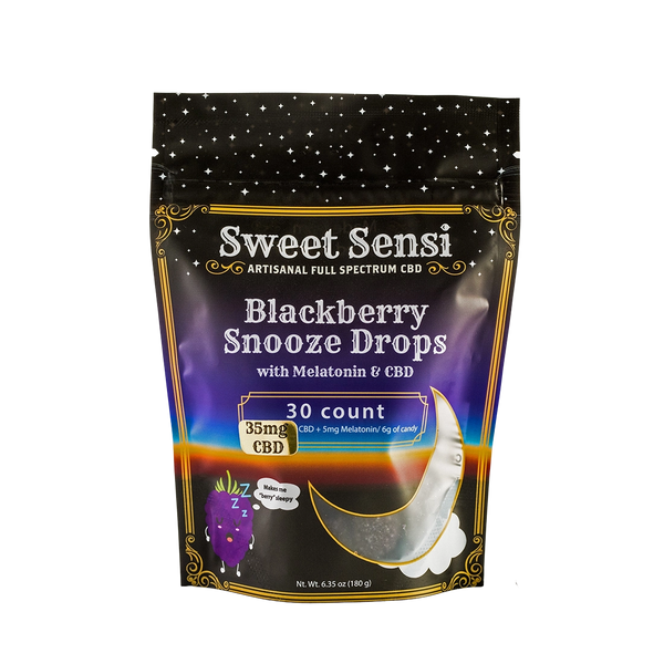 30ct 35mg Blackberry Snooze Drops Sweet Sensi - Smoke ATX