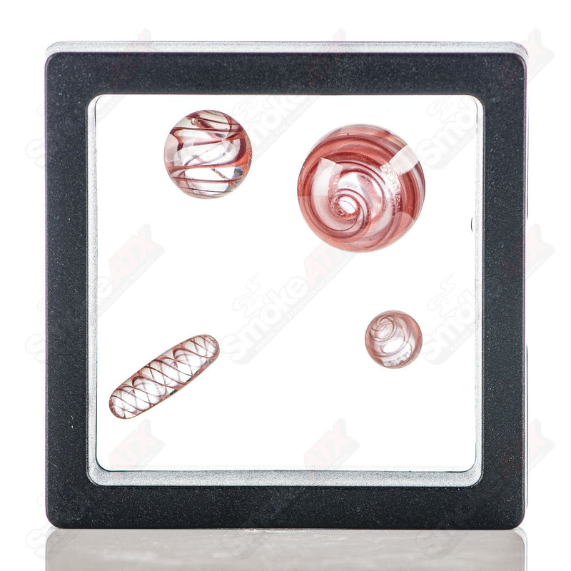 Cherry/Orange Lattice Slurper Set - Smoke ATX