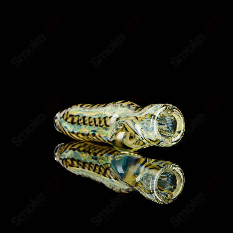 #12 I/O Worked Chillum Signed - JMK Glass