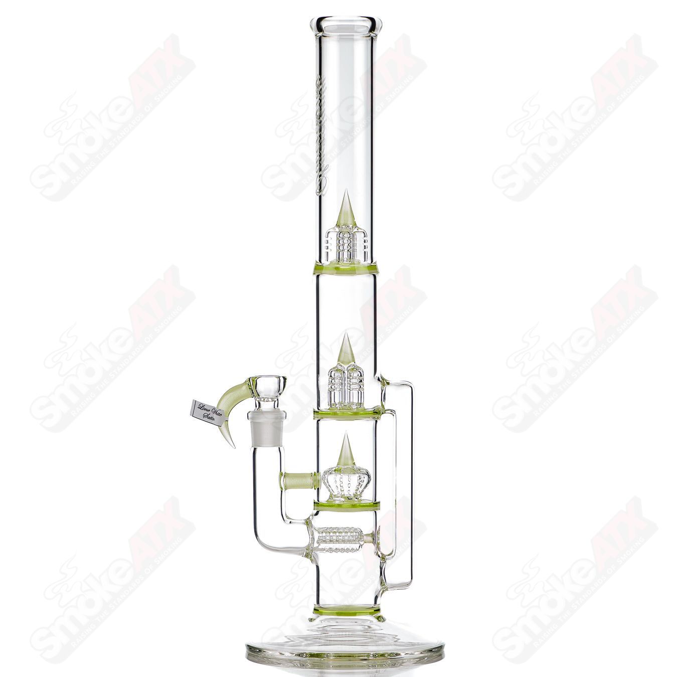 44mm Treecycler Threeline/Imperial/Inv4/Splashgaurd  Partial + Seal Accents (Lime White Satin UV) Sovereignty - Smoke ATX