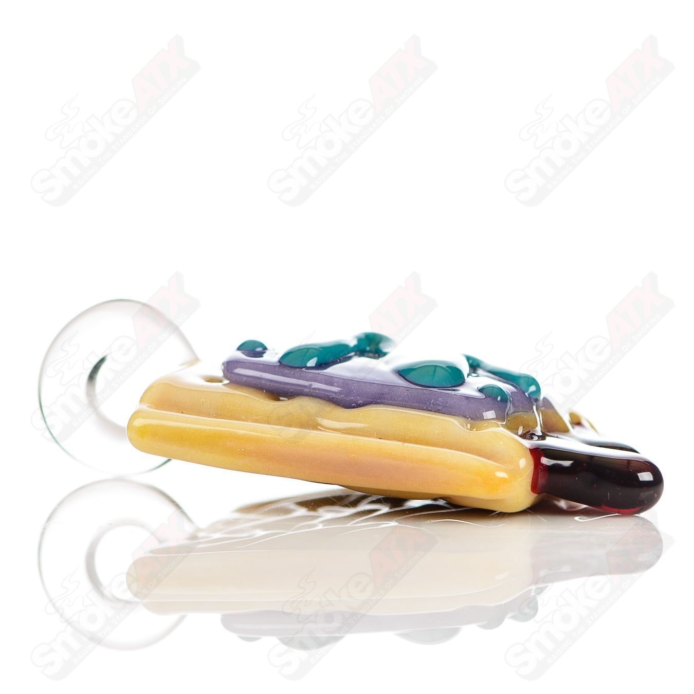 Purple/Teal Icing Pop Tart Pendant Renee Patula - Smoke ATX