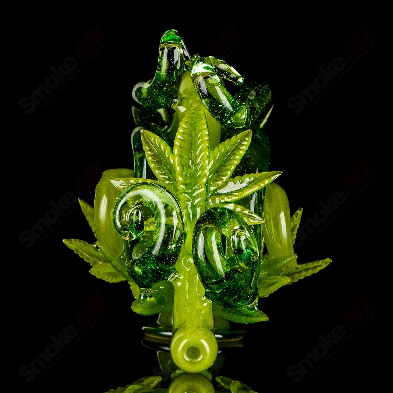 Lace Face Ganja Goddess Hashlock Dry Pipe (Signed #104) - Smoke ATX