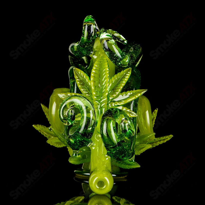 Lace Face Ganja Goddess Hashlock Dry Pipe (Signed