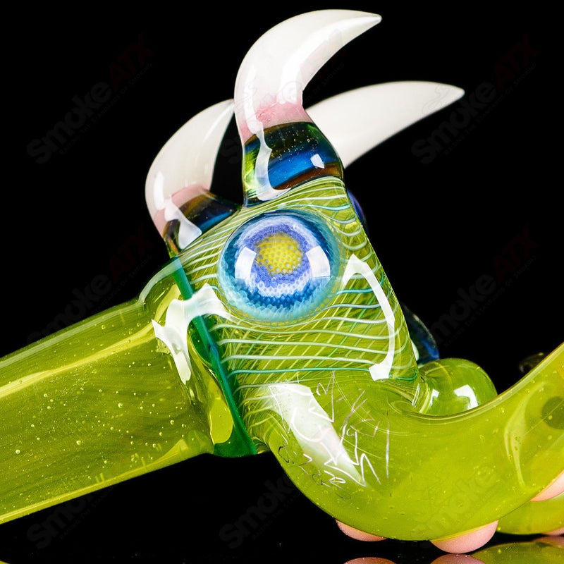 14mm 3-Hole Slide Dosa x Salt Glass - Smoke ATX