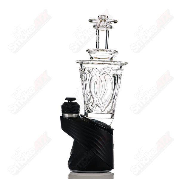 Clear Reverse Beaker Peak Pro Top Avant Garde Glass - Smoke ATX