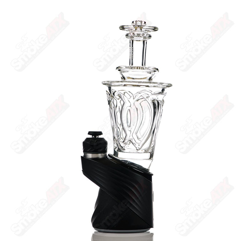 Clear Reverse Beaker Peak Pro Top Avant Garde Glass - Smoke ATX